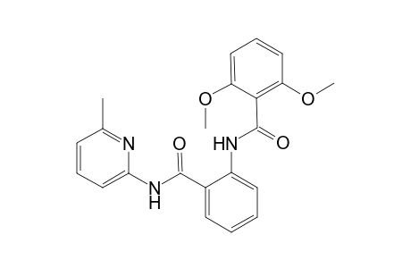 2,6-Dimethoxy-N-{2-[(6-methylpyridin-2-yl)carbamoyl]phenyl}benzamide
