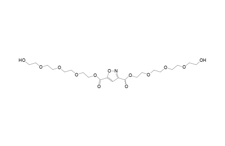 Bis(2-(2-[2-(2-hydroxyethoxy)ethoxy]ethoxy)ethyl) 3,5-isoxazoledicarboxylate