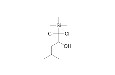 1,1-Dichloro-4-methyl-1-trimethylsilyl-2-pentanol