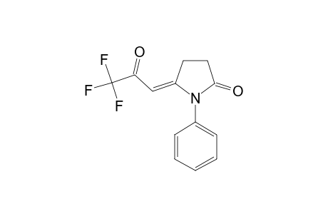 1-PHENYL-5-(3,3,3-TRIFLUORO-2-OXO-PROPYLIDENE)-PYRROLIDIN-2-ONE