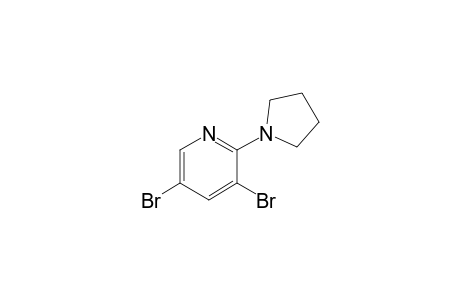 3,5-Dibromo-2-(pyrrolidin-1-yl)pyridine