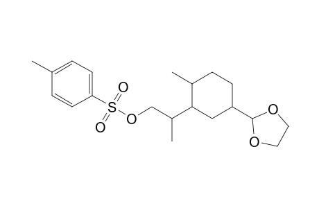 5-(1,3-Dioxacyclopentyl)-2-methyl-1-[1-(tosyloxymethyl)ethyl]cyclohexane