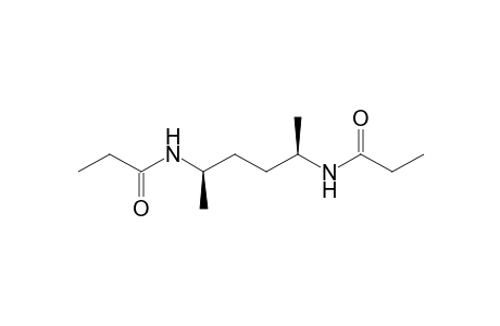 N-[(1R,4R)-1-methyl-4-(propanoylamino)pentyl]propanamide