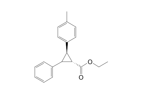 Ethyl (trans)-2-(p-methylphenyl)-3-phenylcyclopropane-1-carboxylate