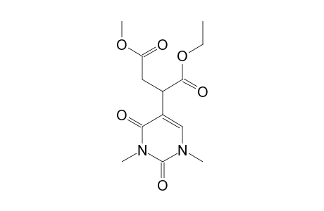 METHYL-3-(ETHOXYCARBONYL)-3-(1,2,3,4-TETRAHYDRO-1,3-DIMETHYL-2,4-DIOXOPYRIMIDIN-5-YL)-PROPANOATE