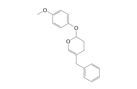 2H-Pyran, 3,4-dihydro-2-(4-methoxyphenoxy)-5-(phenylmethyl)-