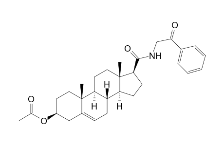 N-(Benzoylmethyl)-3-.beta.-(acetoxy)androst-5-ene-17.beta.-carboxamide