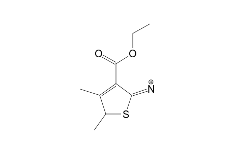 2-AMINO-3-(ETHOXY-CARBONYL)-4,5-DIMETHYL-4H-THIOPHENE;N-PROTONATED