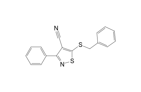4-Isothiazolecarbonitrile, 3-phenyl-5-[(phenylmethyl)thio]-