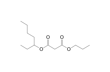 Malonic acid, 3-heptyl propyl ester