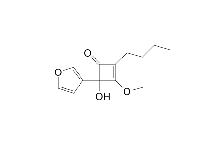 2-n-butyl-4-(3-furyl)-4-hydroxy-3-methoxycyclobutenone