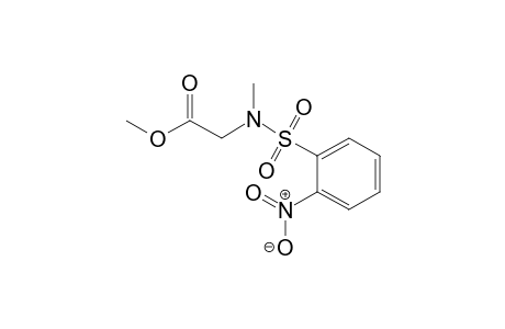 Glycine, N-methyl-N-[(2-nitrophenyl)sulfonyl]-, methyl ester