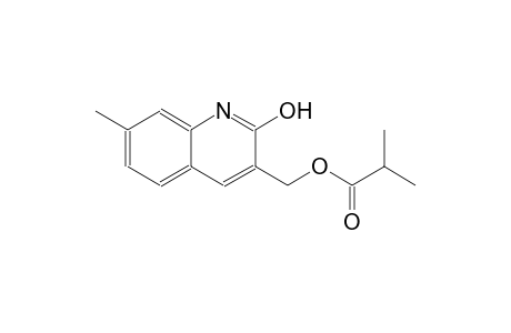 (2-hydroxy-7-methyl-3-quinolinyl)methyl 2-methylpropanoate