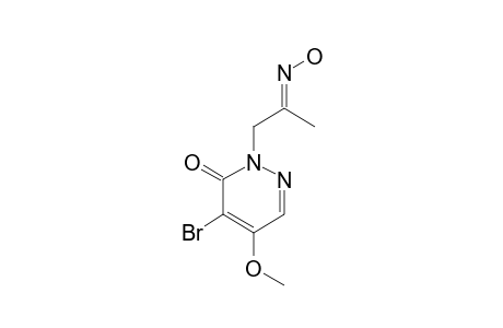 5-BROMO-4-METHOXY-1-(2-HYDROXYIMINO)-PYRIDAZIN-6-ONE