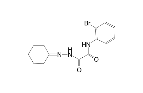 N-(2-bromophenyl)-2-(2-cyclohexylidenehydrazino)-2-oxoacetamide