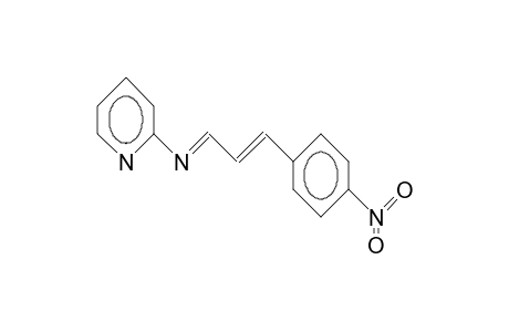 N-(3-[4-Nitro-phenyl]-2-propen-1-ylidene)-2-pyridineamine