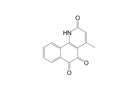 Benzo[h]quinoline-2,5,6(1H)-trione, 4-methyl-