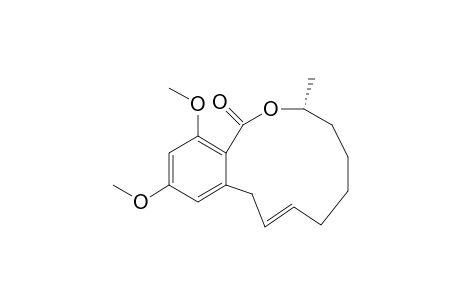 (3E,9R)-13,15-dimethoxy-9-methyl-10-oxabicyclo[10.4.0]hexadeca-1(12),3,13,15-tetraen-11-one