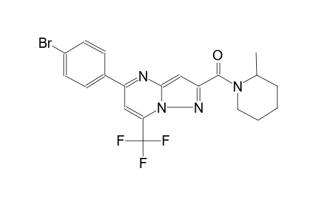 5-(4-bromophenyl)-2-[(2-methyl-1-piperidinyl)carbonyl]-7-(trifluoromethyl)pyrazolo[1,5-a]pyrimidine