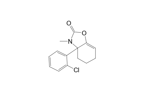 2(3H)-Benzoxazolone, 3a-(2-chlorophenyl)-3a,4,5,6-tetrahydro-3-methyl-