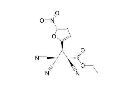 (1S,3R)-1,2,2-tricyano-3-(5-nitro-2-furyl)cyclopropane-1-carboxylic acid ethyl ester