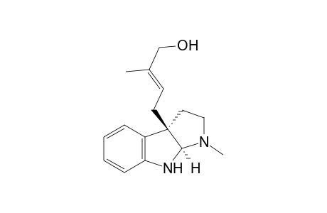 2-Buten-1-ol, 2-methyl-4-(2,3,8,8a-tetrahydro-1-methylpyrrolo(2,3-b)indol-3a(1H)-yl)-, (3aS-(3aalpha(E),8aalpha))-