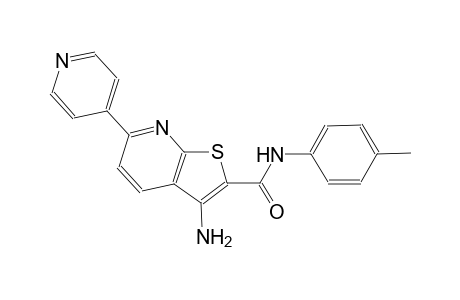 thieno[2,3-b]pyridine-2-carboxamide, 3-amino-N-(4-methylphenyl)-6-(4-pyridinyl)-