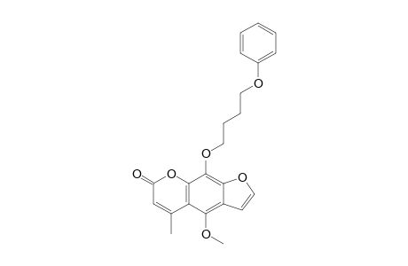5-Methoxy-4-methyl-8-(4-phenoxybutoxy)psoralen