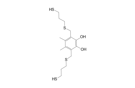 1,2-Dihydroxy-4,5-dimethyl-3,6-di(3-mercaptopropylsulfanyl)benzene