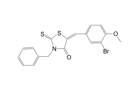 4-thiazolidinone, 5-[(3-bromo-4-methoxyphenyl)methylene]-3-(phenylmethyl)-2-thioxo-, (5E)-