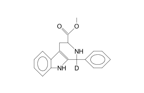cis-(1-Deuterio-3-methoxycarbonyl-2,3,4-trihydro-9H-pyrido[3,4-B]indol-1-yl)-benzene