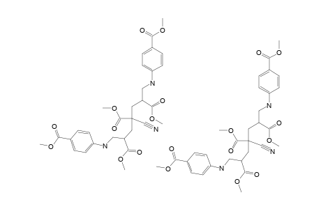 DIMETHYL-4-CYANO-4-METHOXYCARBONYL-2,6-BIS-[N-(4-METHOXYCARBONYLPHENYL)-AMINOMETHYL]-HEPTANODIOATE
