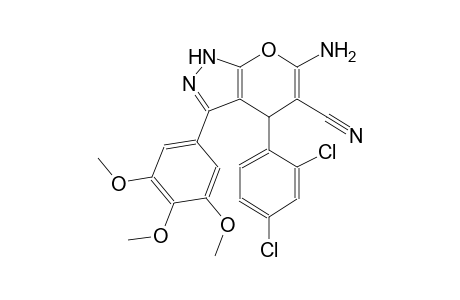 pyrano[2,3-c]pyrazole-5-carbonitrile, 6-amino-4-(2,4-dichlorophenyl)-1,4-dihydro-3-(3,4,5-trimethoxyphenyl)-