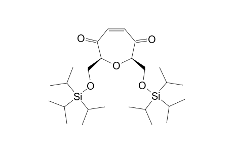 (2S*,7R*)-2,7-Bis(triisopropylsilyloxymethyl)-2,7-dihydrooxepine-3,6-dione