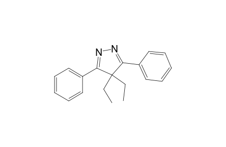 4H-Pyrazole, 4,4-diethyl-3,5-diphenyl-