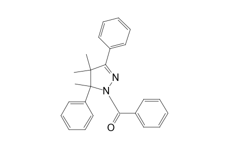 phenyl-(4,4,5-trimethyl-3,5-diphenyl-1-pyrazolyl)methanone