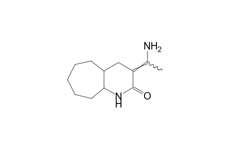 3-(1-aminoethylidene)decahydro-2H-cyclohepta[b]pyridin-2-one