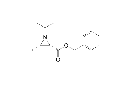 (2S,3S)-1-isopropyl-3-methyl-ethylenimine-2-carboxylic acid benzyl ester