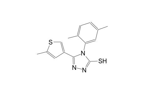 4-(2,5-dimethylphenyl)-5-(5-methyl-3-thienyl)-4H-1,2,4-triazole-3-thiol