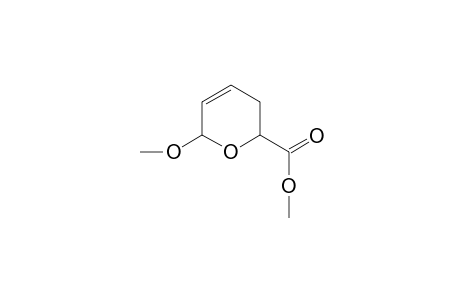3,6-dihydro-6-methoxy-2H-pyran-2-carboxylic acid, methyl ester