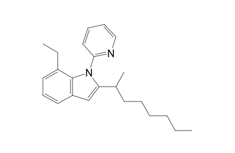 7-Ethyl-2-(octan-2-yl)-1-(pyridin-2-yl)-1H-indole