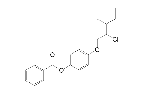 4-(2'-Chloro-3'-methylpentyloxy]-phenyl benzoate