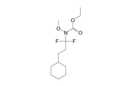 N-(3-CYCLOHEXYL-1,1-DIFLUOROPROPYL)-N-METHOXYMETHYL-CARBAMATE