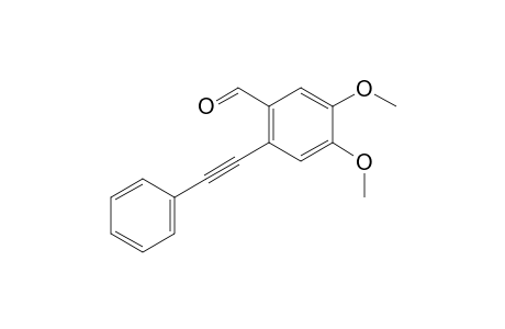 4,5-dimethoxy-2-(phenylethynyl)benzaldehyde