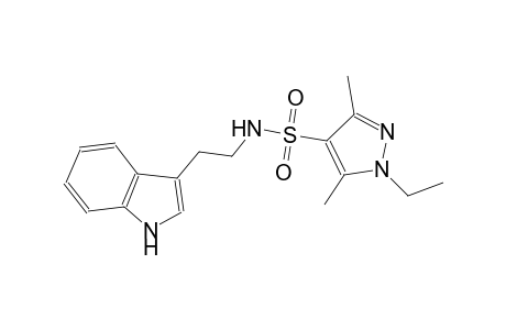 1-ethyl-N-[2-(1H-indol-3-yl)ethyl]-3,5-dimethyl-1H-pyrazole-4-sulfonamide