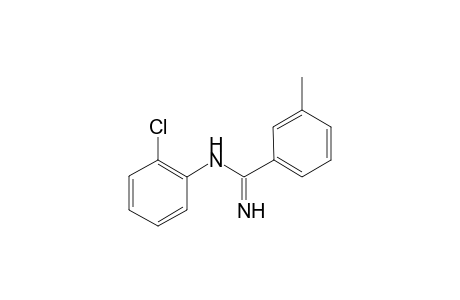 N-(o-Chlorophenyl)-N'-(m-methylbenzylidene)amidine