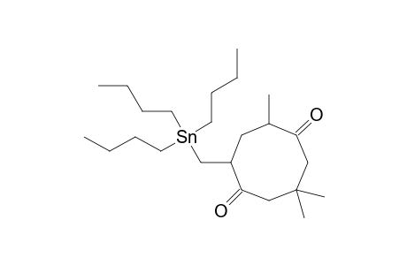 1,1,6-Trimethyl-4-[(tributylstannyl)methyl]-cyclooctane-3,7-dione