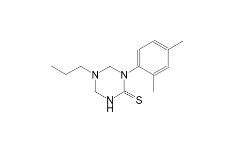 1-(2,4-dimethylphenyl)-5-propyltetrahydro-1,3,5-triazine-2(1H)-thione