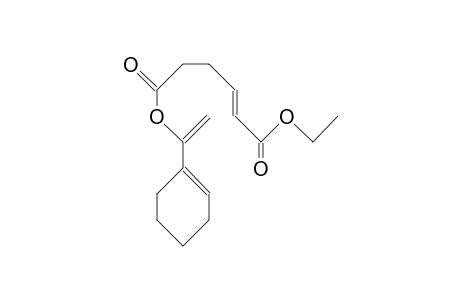 1-Ethyl 6-(1-(1-cyclohexenyl)-ethenyl)-2-hexene-1,6-dioate