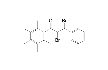 2,3-dibromo-2',3',4',5',6'-pentamethyl-3-phenylpropiophenone